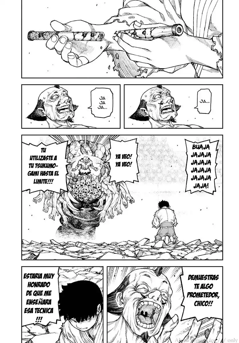Tsugumomo capítulo 109, página 34