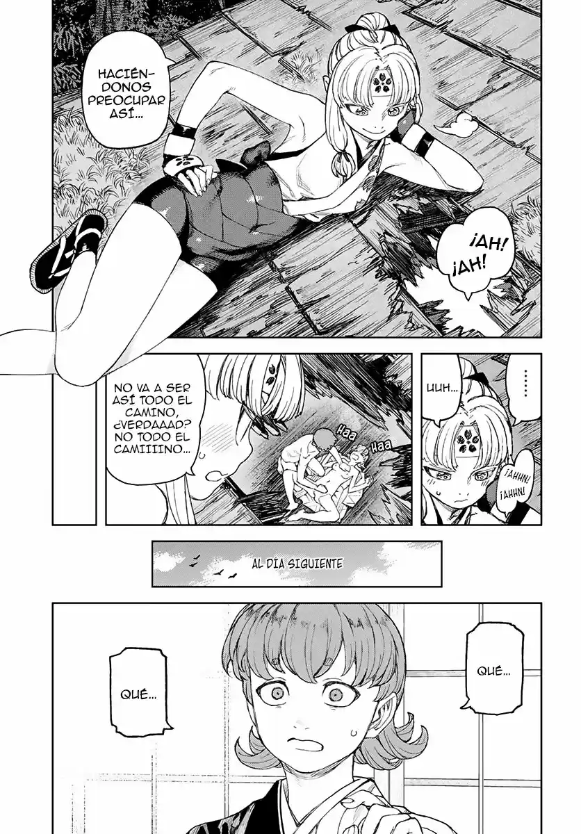 Tsugumomo capítulo 113, página 31