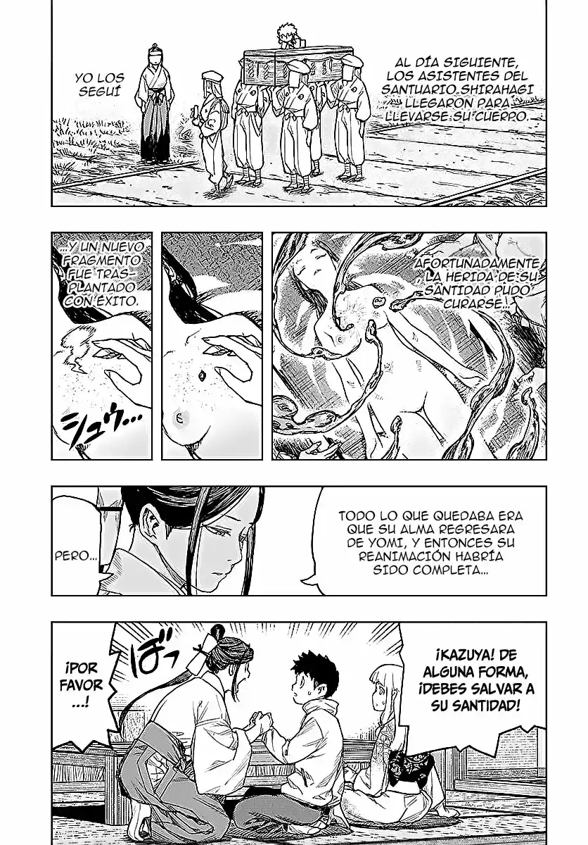 Tsugumomo capítulo 133, página 20
