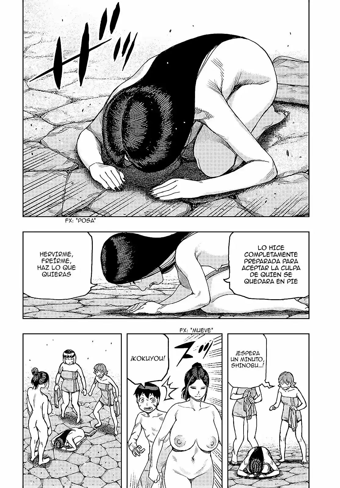 Tsugumomo capítulo 135, página 32
