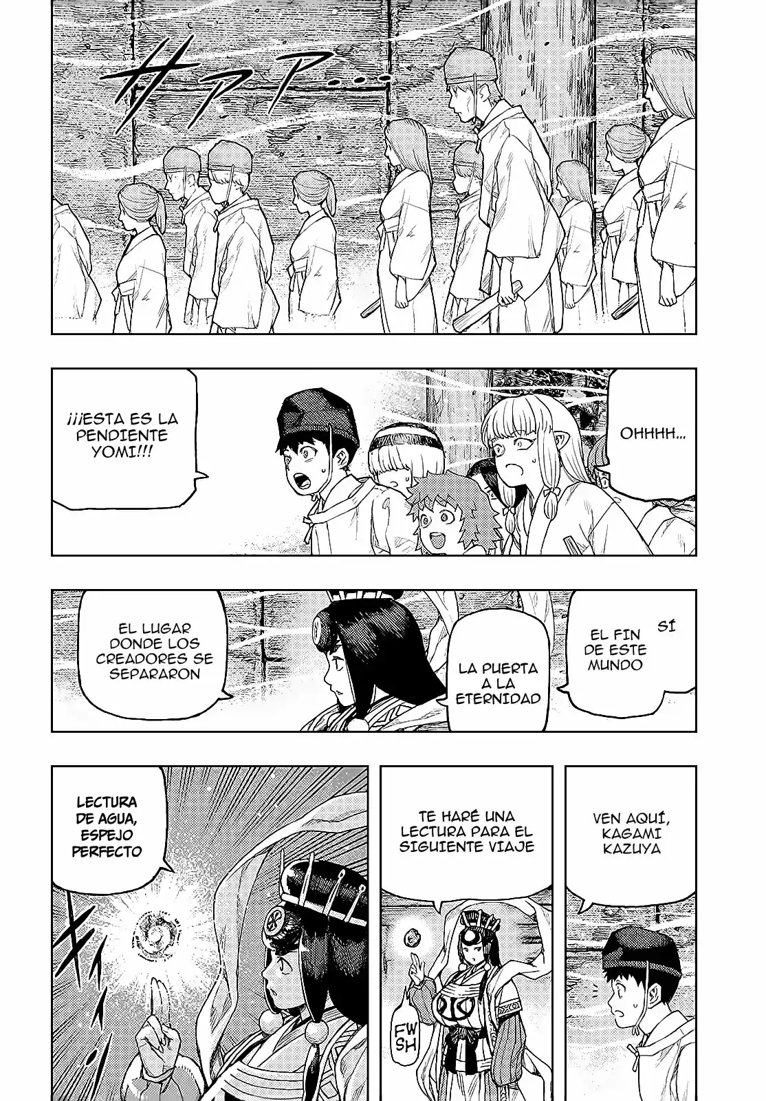 Tsugumomo capítulo 136, página 27