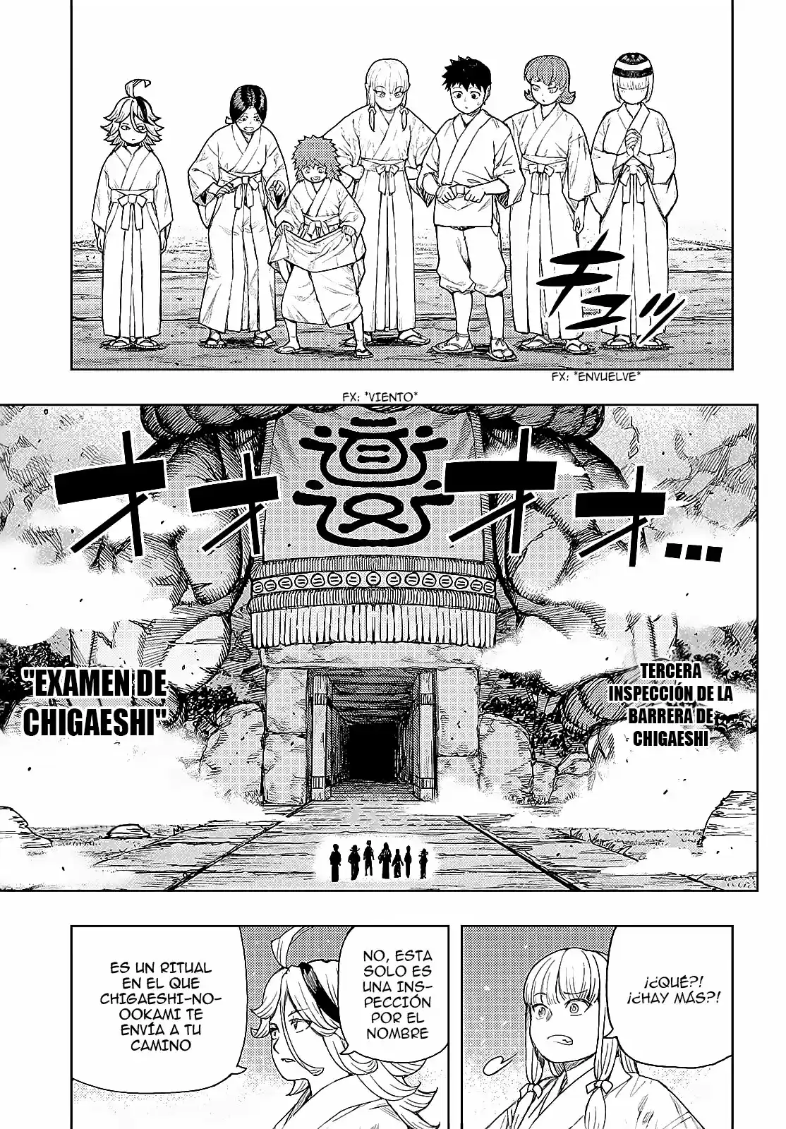 Tsugumomo capítulo 137, página 28