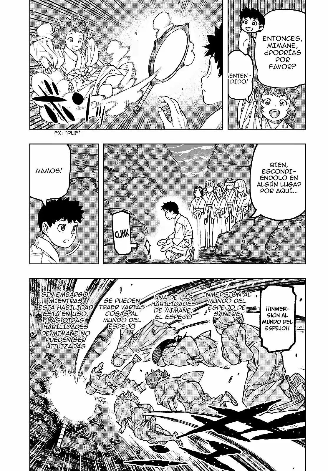 Tsugumomo capítulo 138, página 8