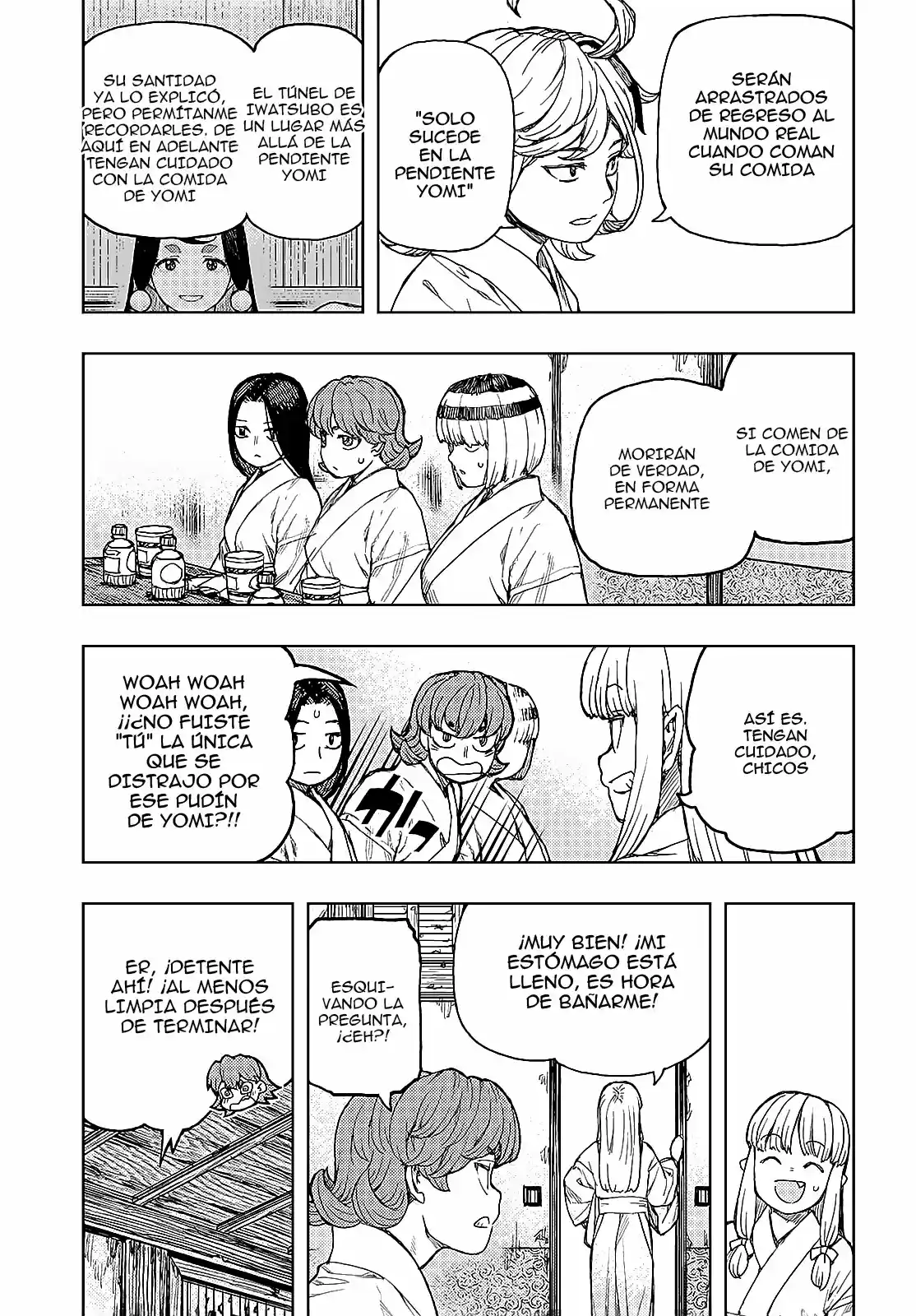 Tsugumomo capítulo 138, página 18