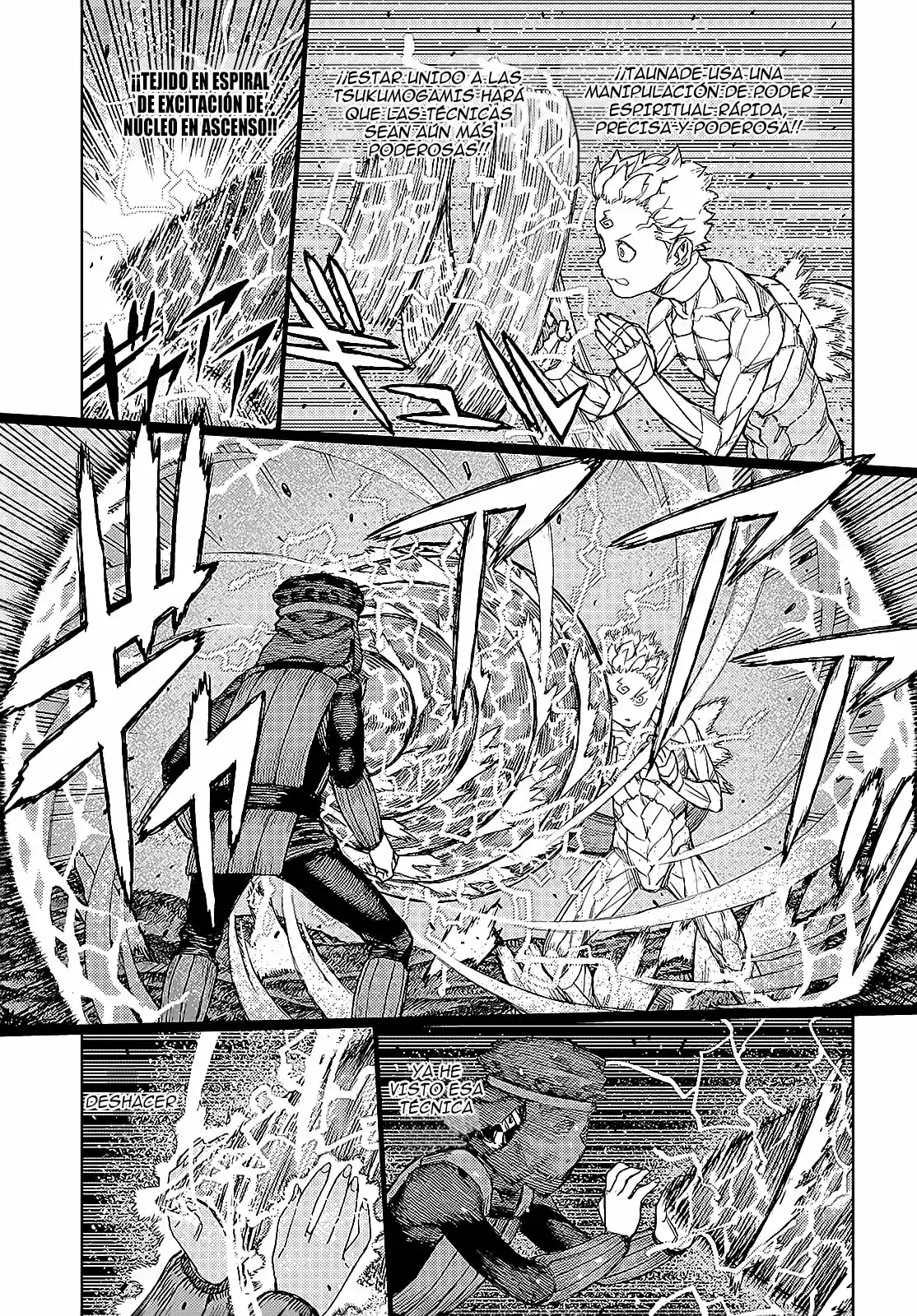 Tsugumomo capítulo 142, página 36