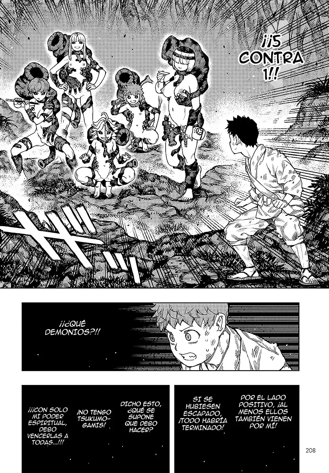 Tsugumomo capítulo 145, página 34