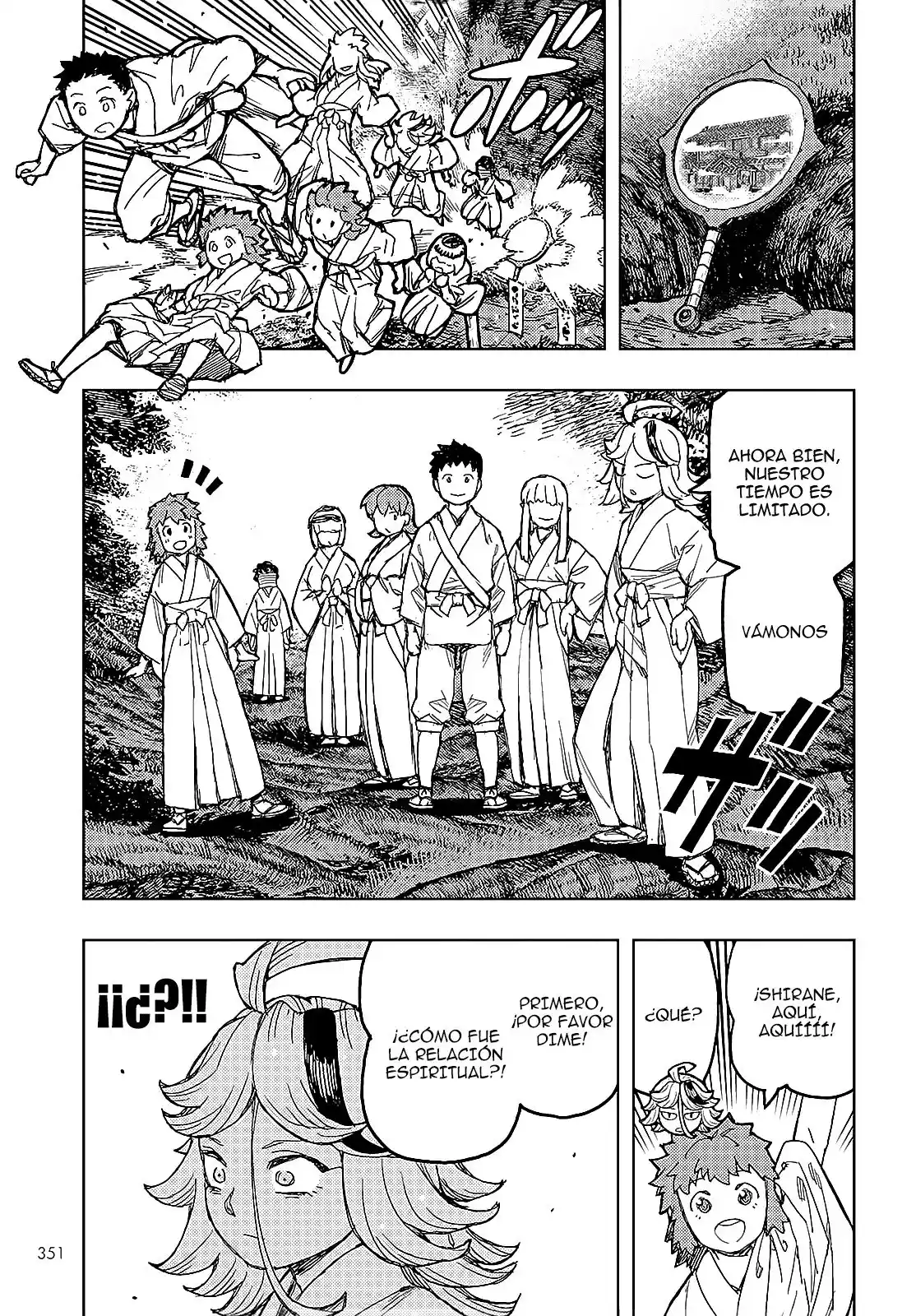 Tsugumomo capítulo 148, página 34