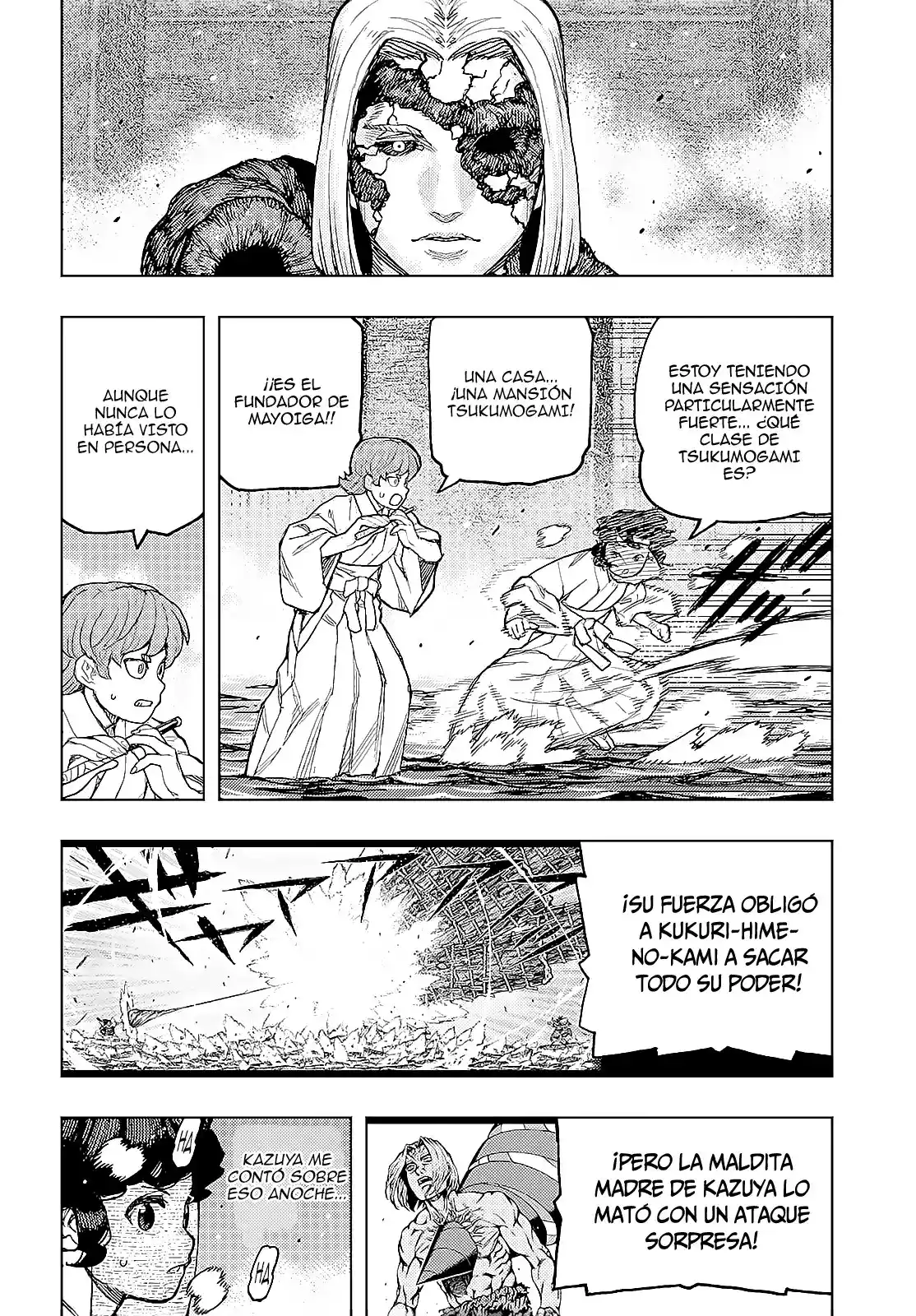 Tsugumomo capítulo 151, página 33