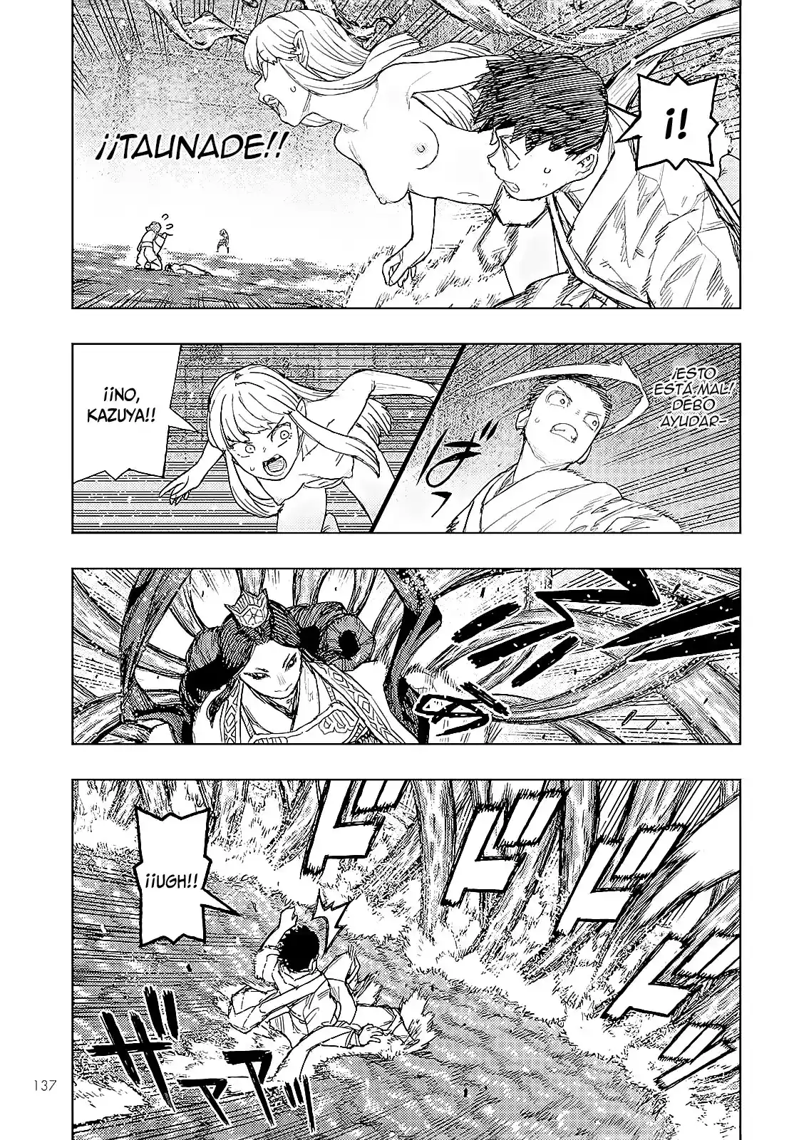 Tsugumomo capítulo 153, página 5