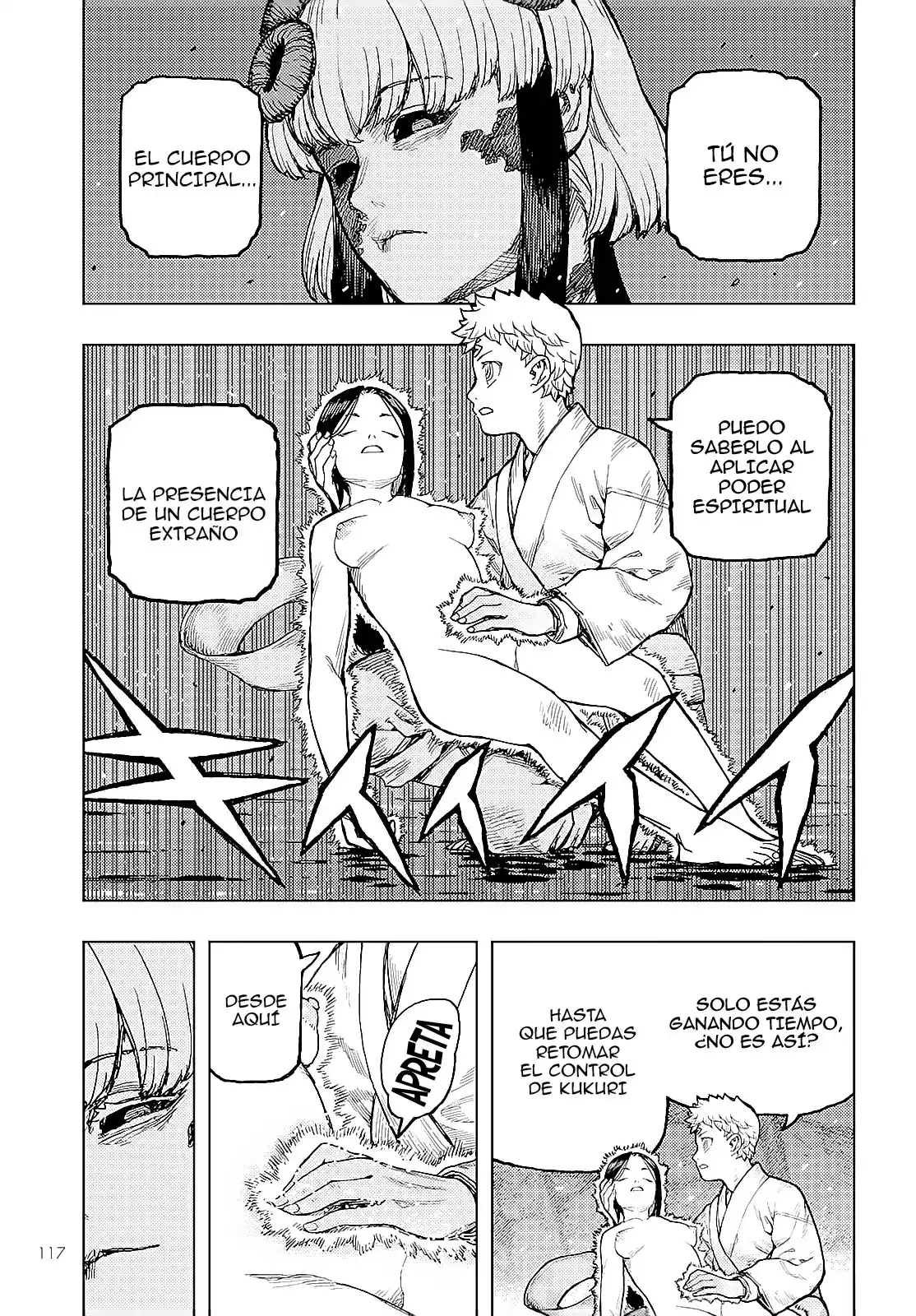 Tsugumomo capítulo 155, página 8