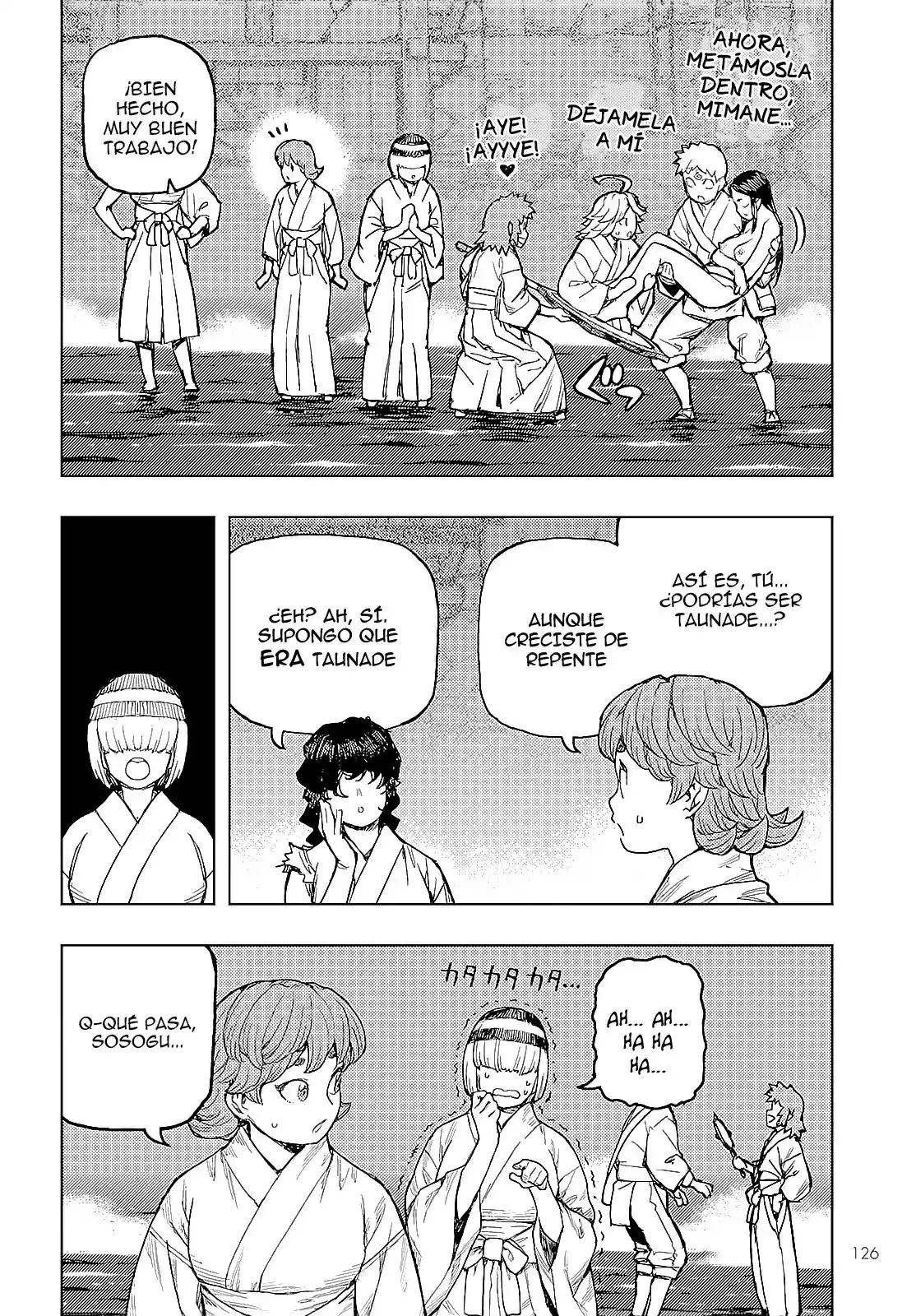 Tsugumomo capítulo 155, página 17