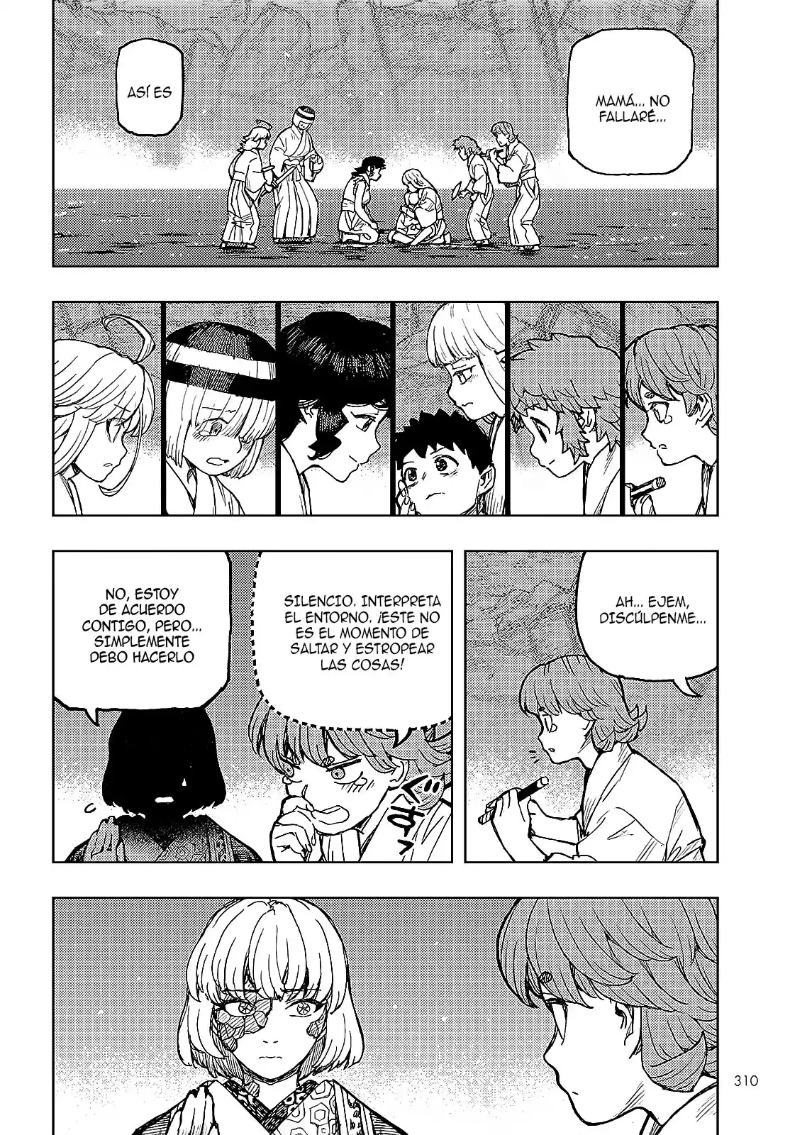 Tsugumomo capítulo 156, página 8
