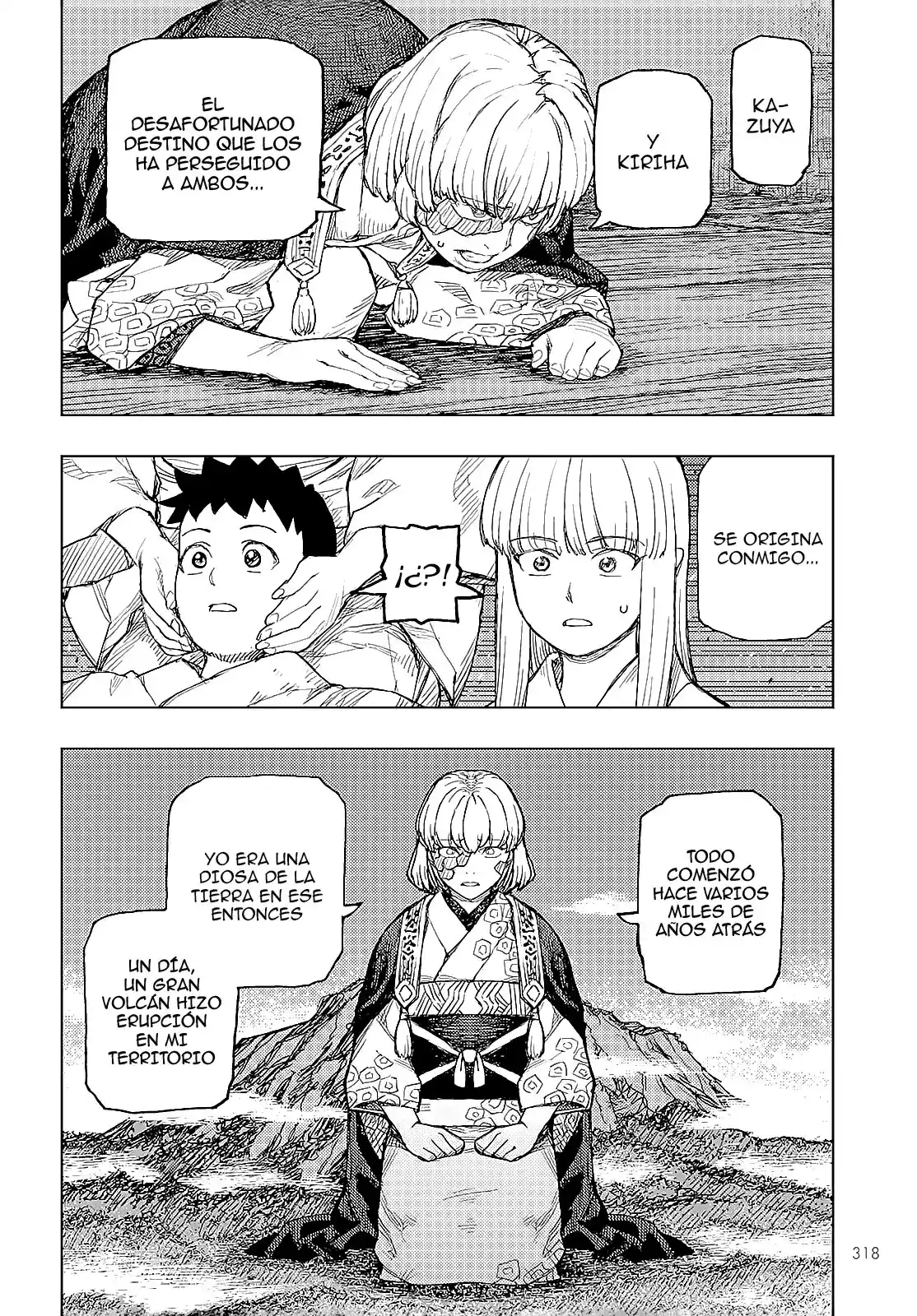 Tsugumomo capítulo 157, página 24