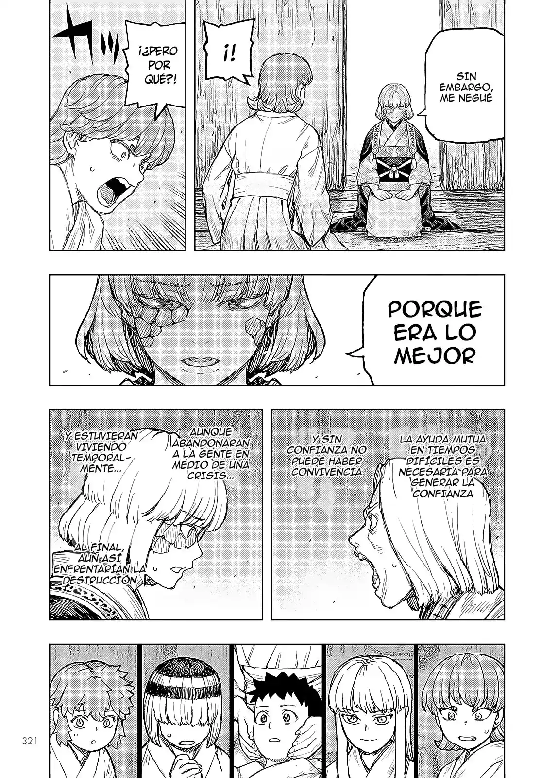 Tsugumomo capítulo 157, página 27