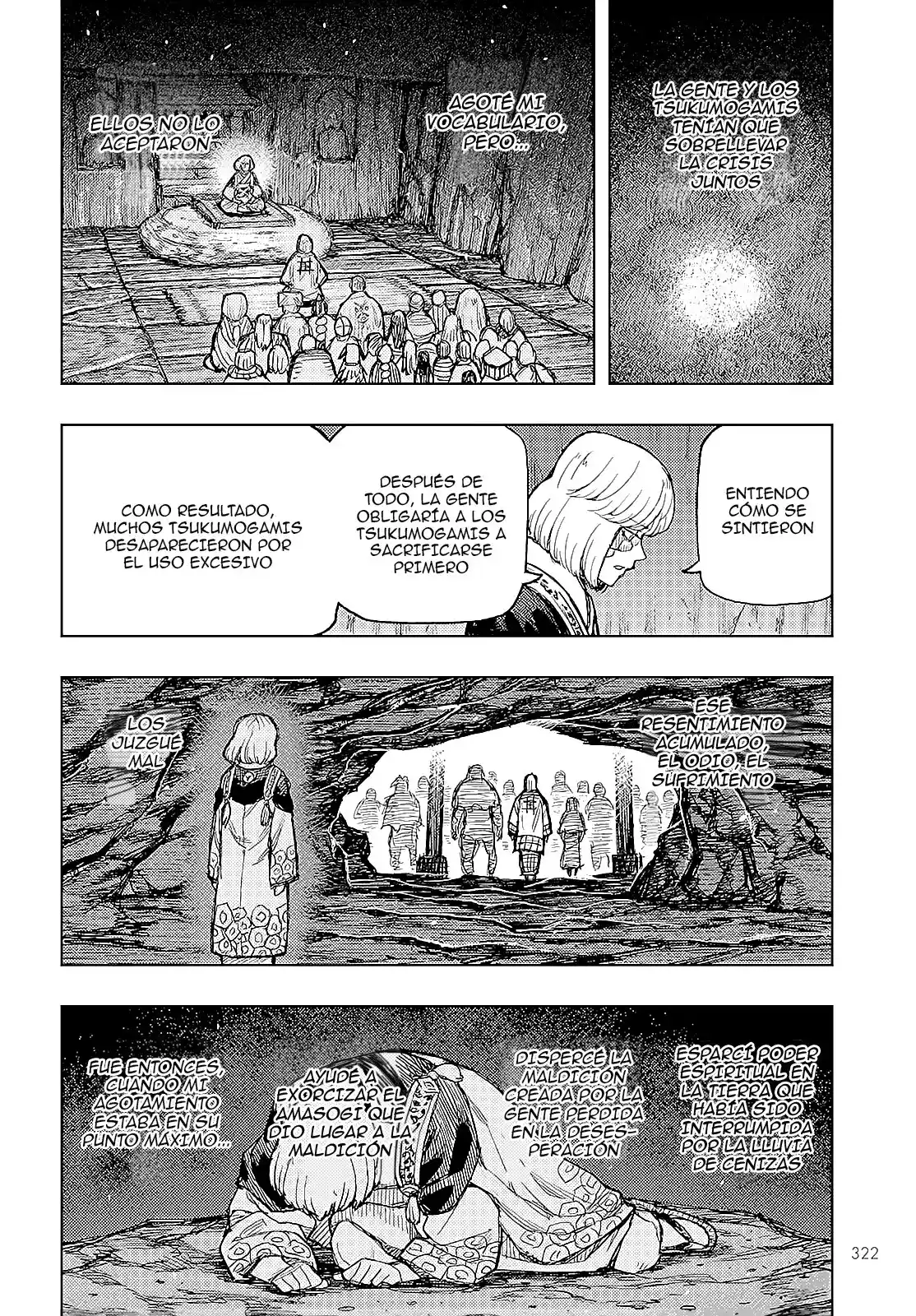 Tsugumomo capítulo 157, página 28