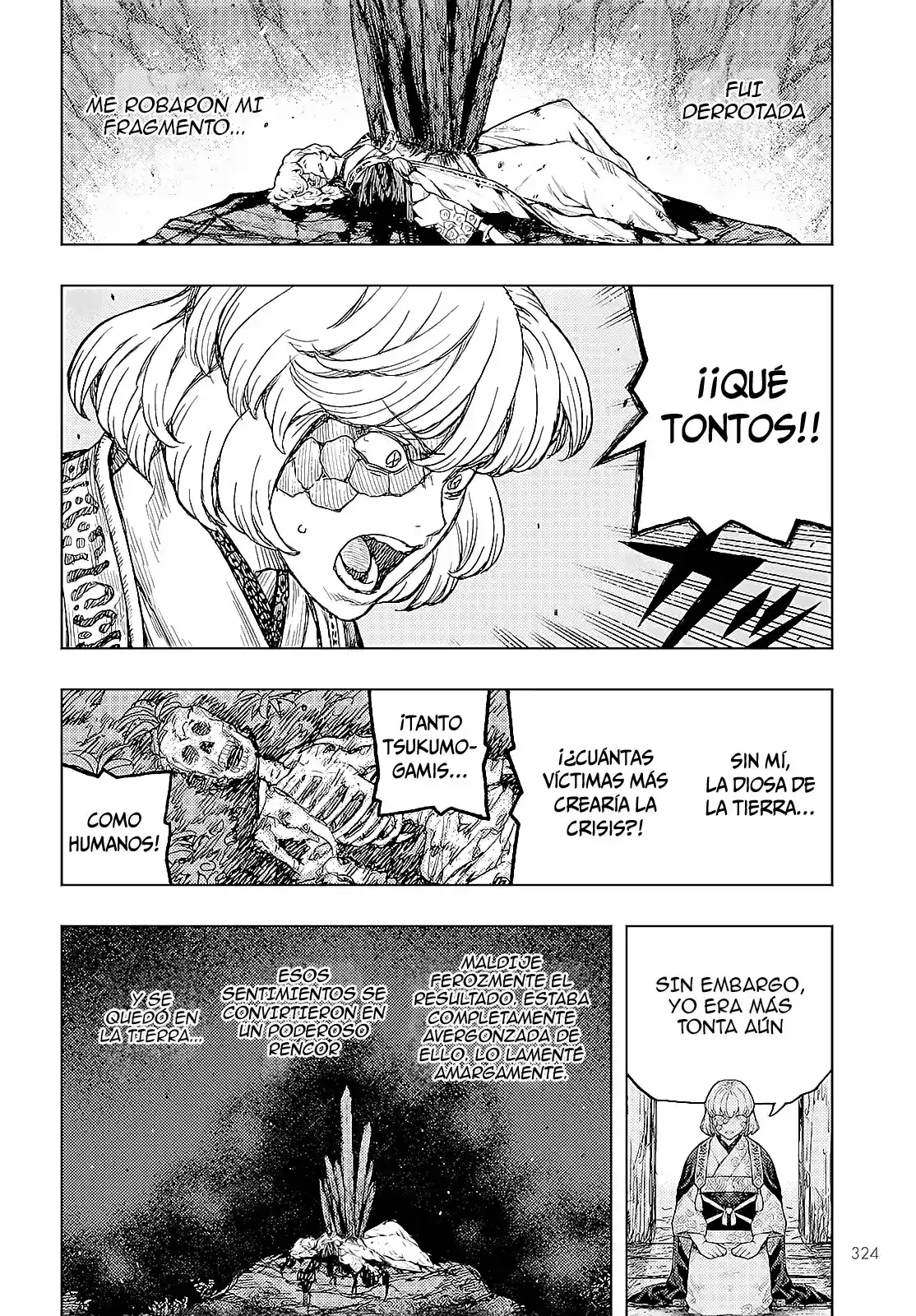 Tsugumomo capítulo 157, página 30