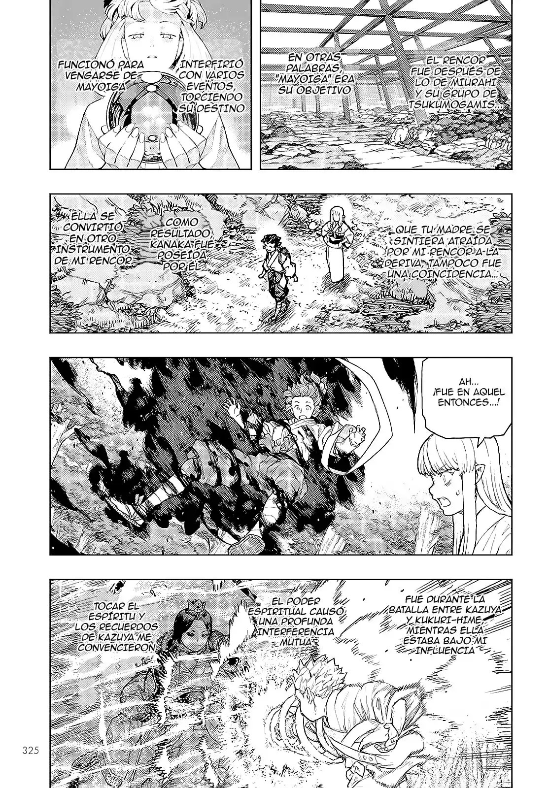 Tsugumomo capítulo 157, página 31
