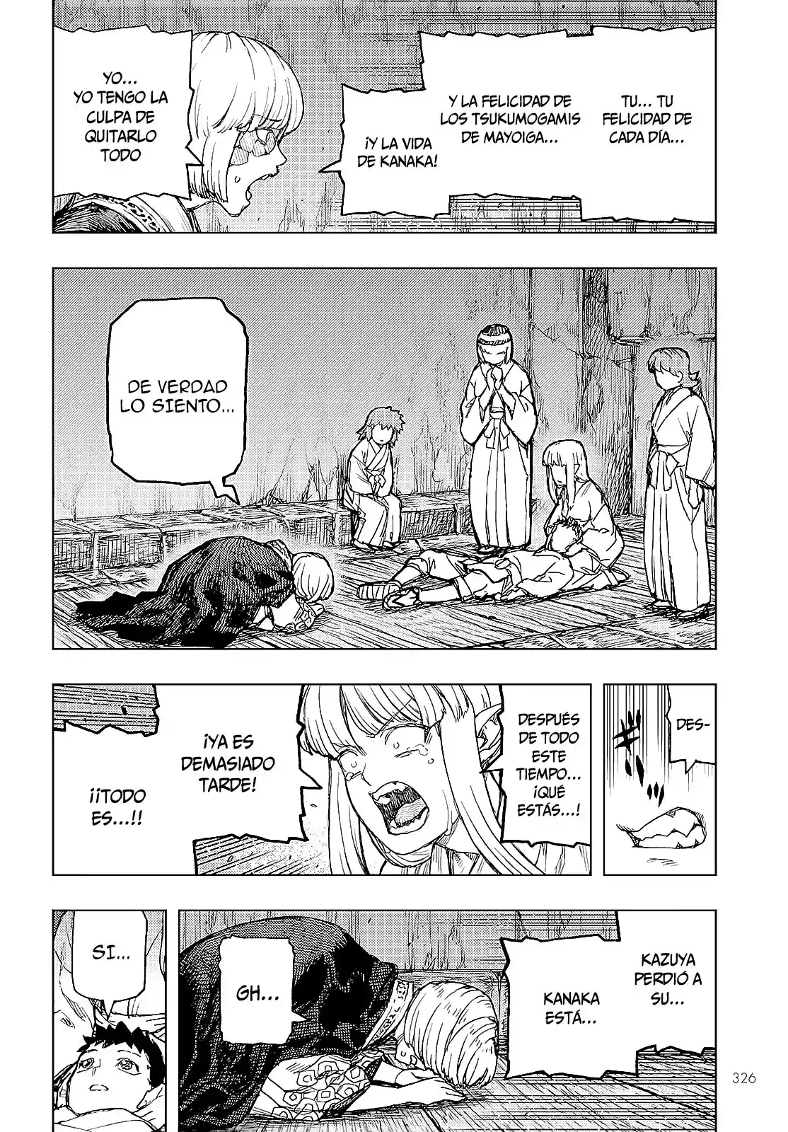 Tsugumomo capítulo 157, página 32