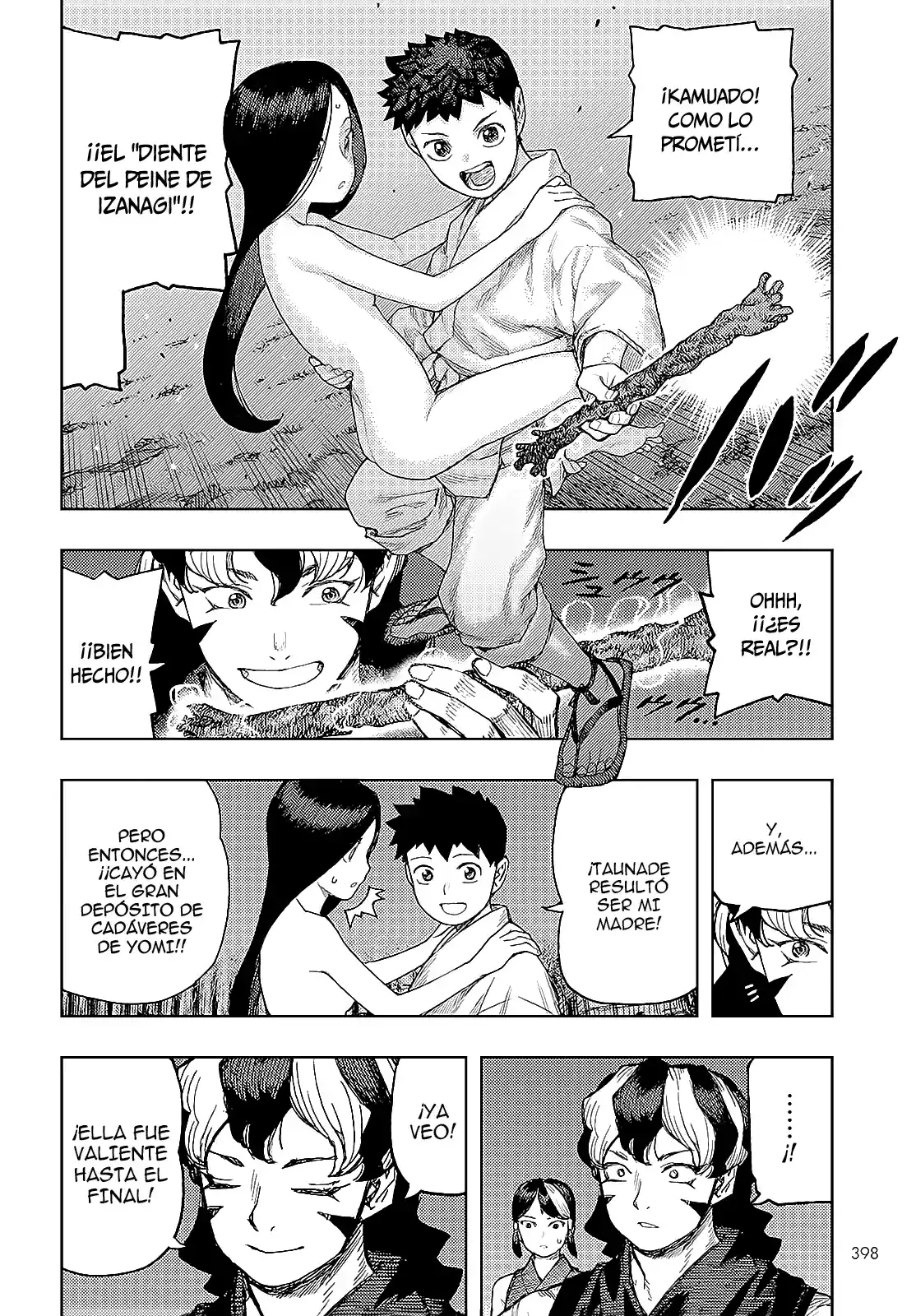 Tsugumomo capítulo 158, página 34