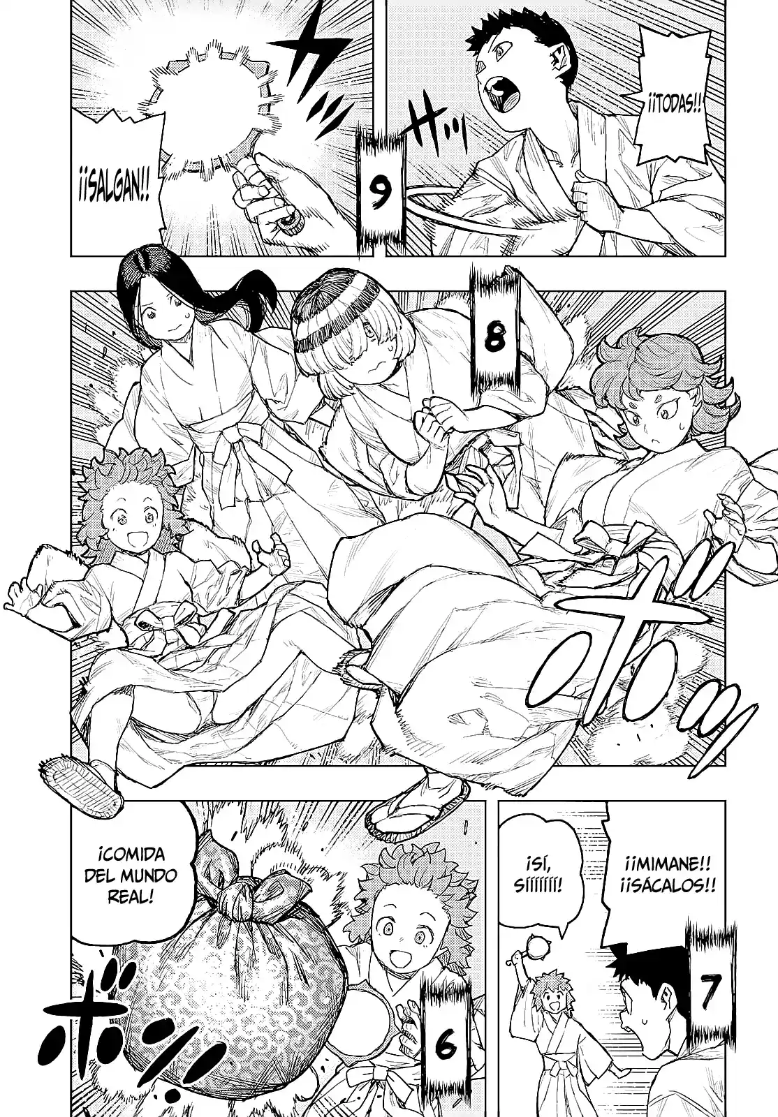 Tsugumomo capítulo 159, página 28