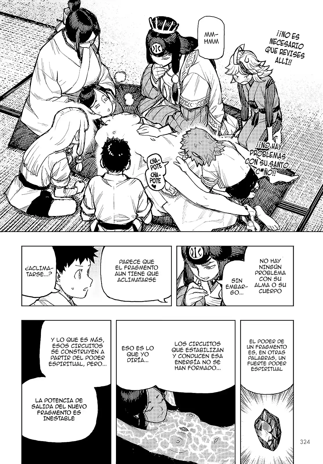 Tsugumomo capítulo 160, página 24