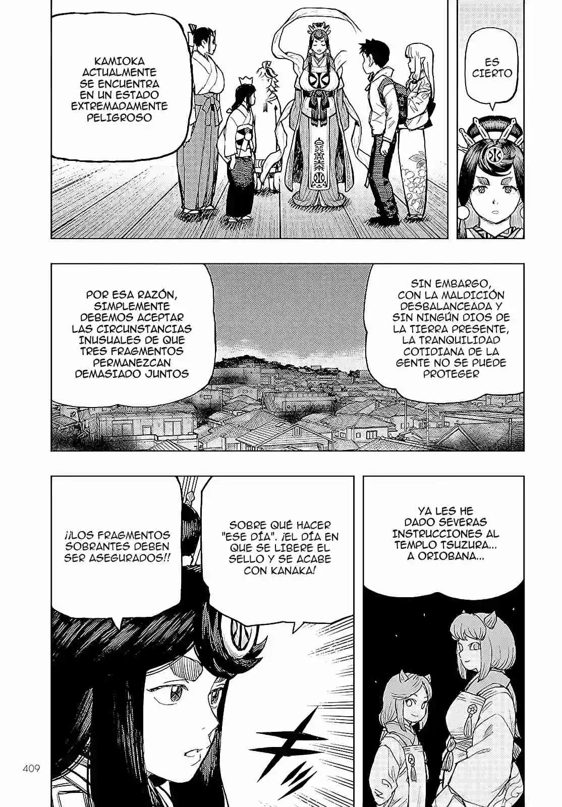 Tsugumomo capítulo 161, página 34