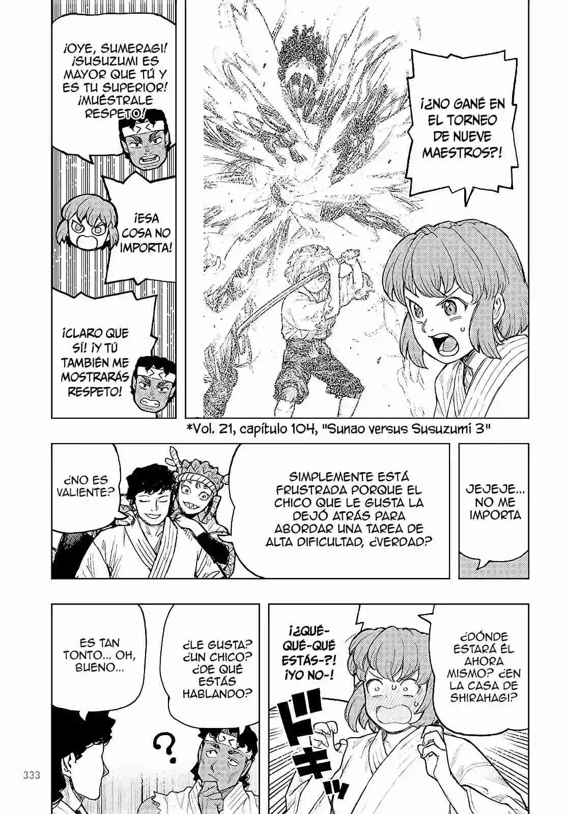 Tsugumomo capítulo 162, página 19