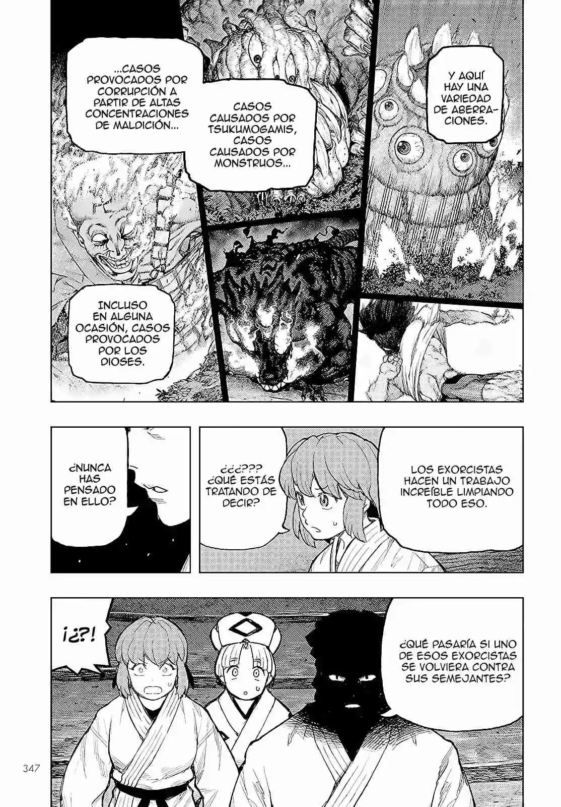 Tsugumomo capítulo 162, página 33