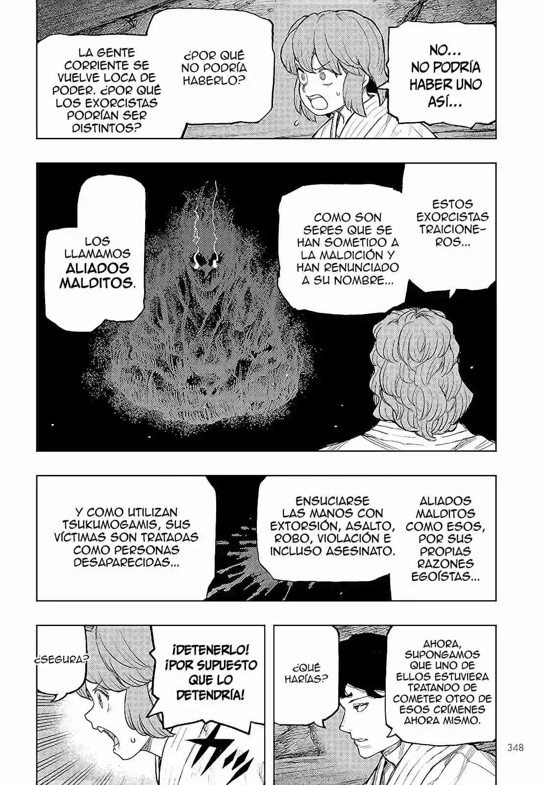 Tsugumomo capítulo 162, página 34