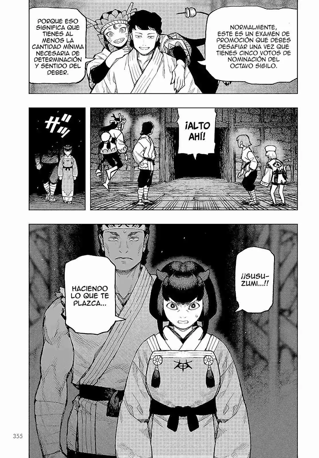 Tsugumomo capítulo 162, página 41