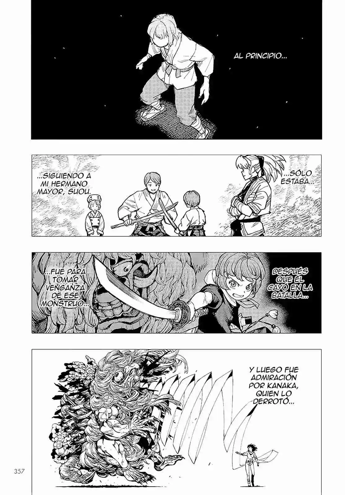 Tsugumomo capítulo 162, página 43