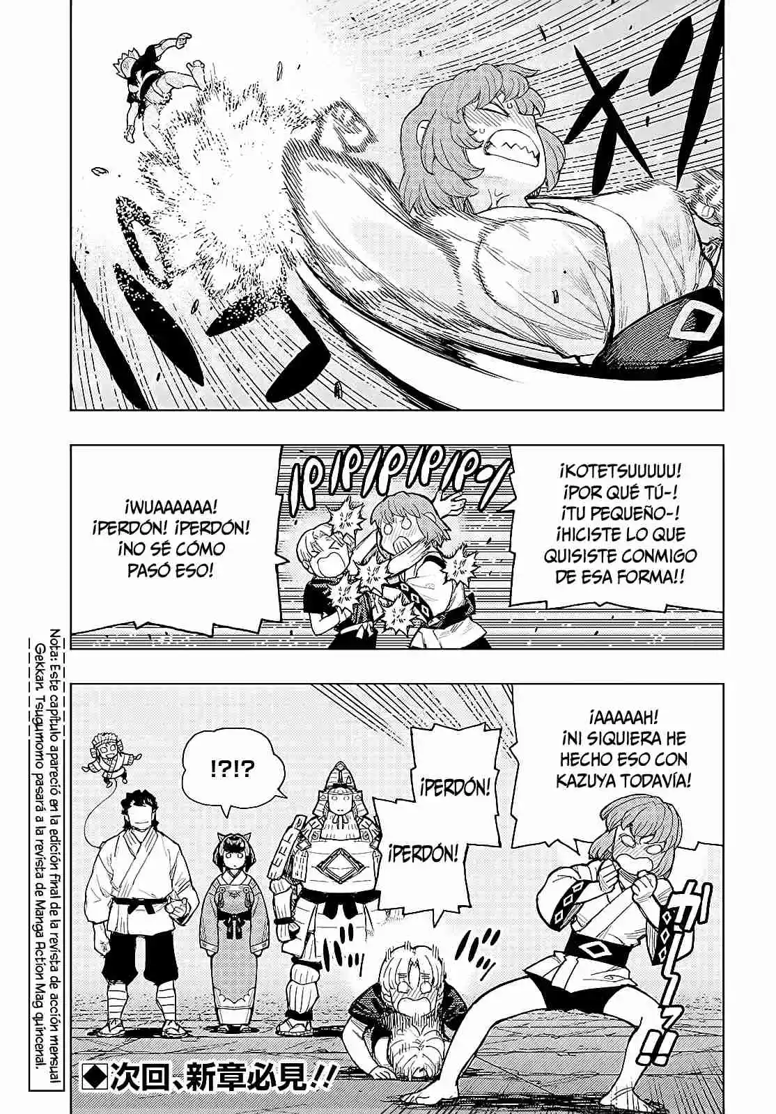 Tsugumomo capítulo 165, página 31