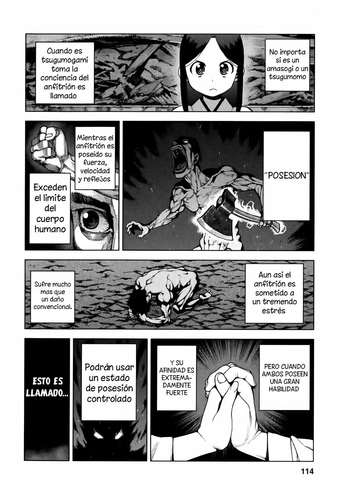 Tsugumomo capítulo 28, página 18