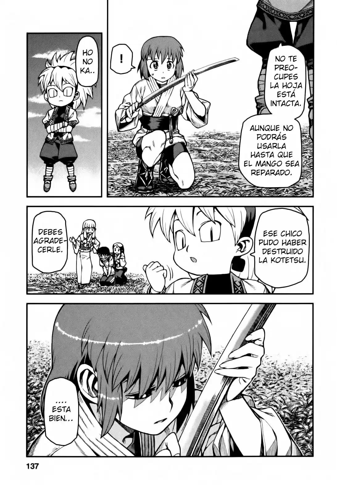 Tsugumomo capítulo 29, página 18