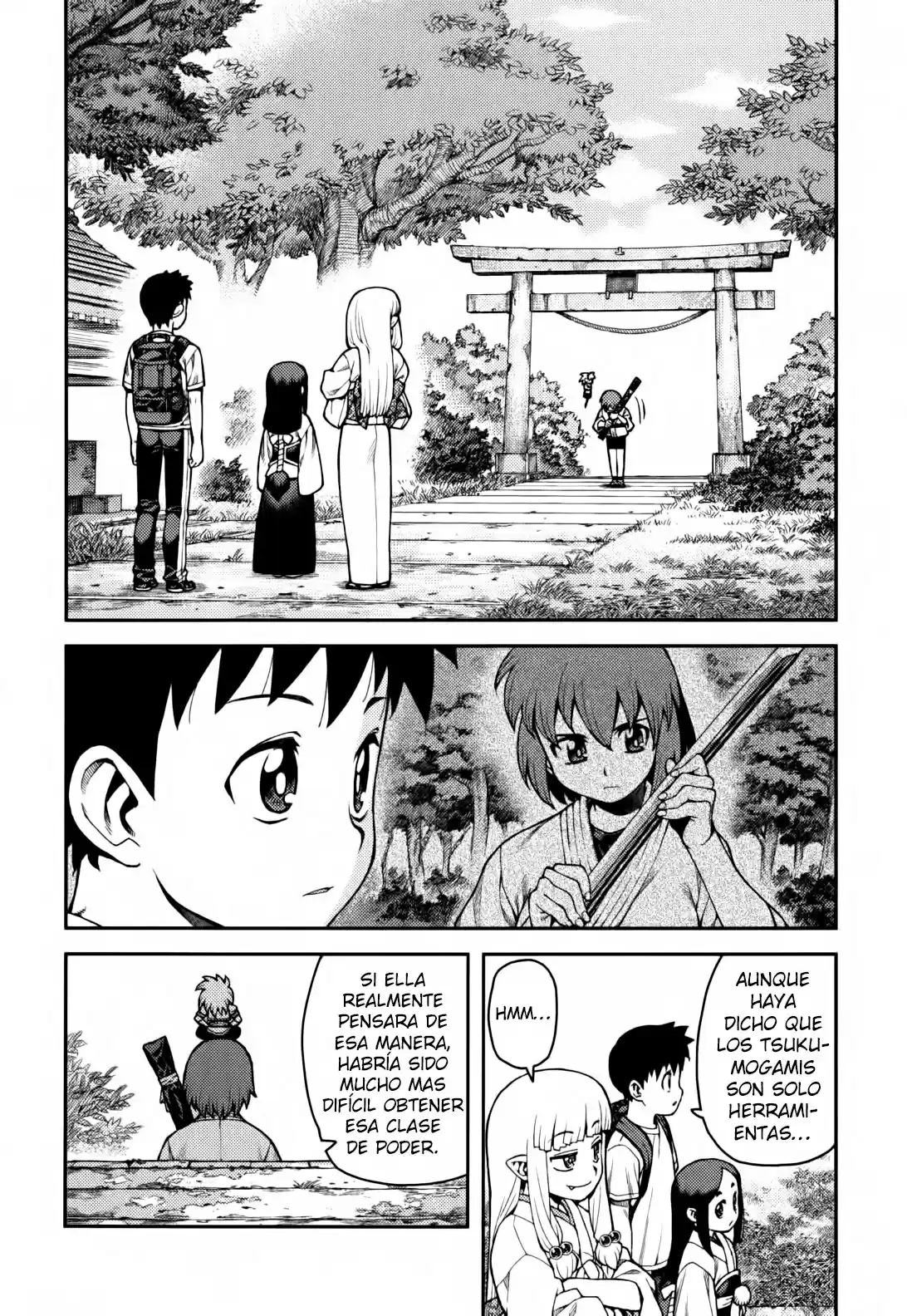 Tsugumomo capítulo 29, página 19
