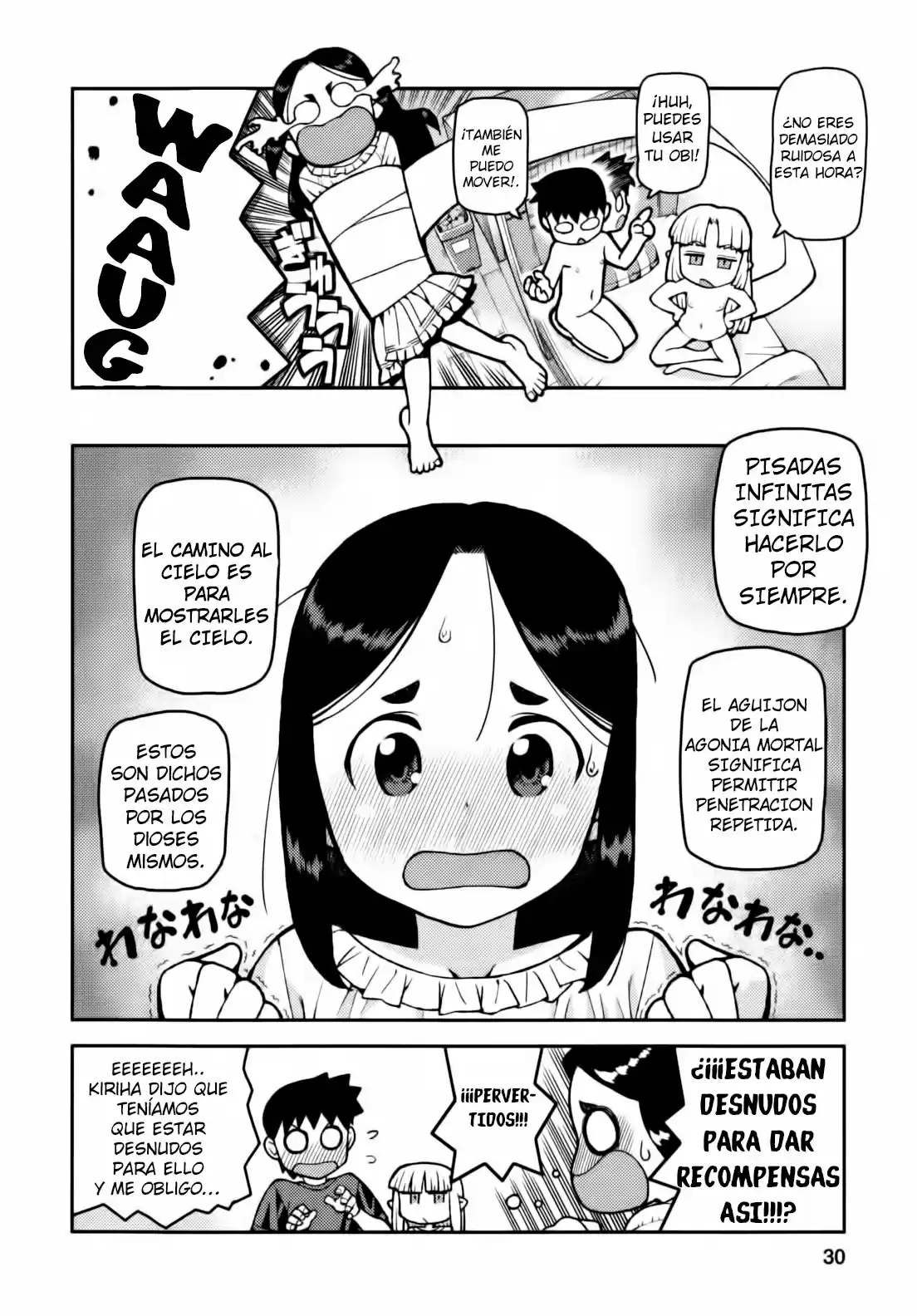 Tsugumomo capítulo 30, página 34