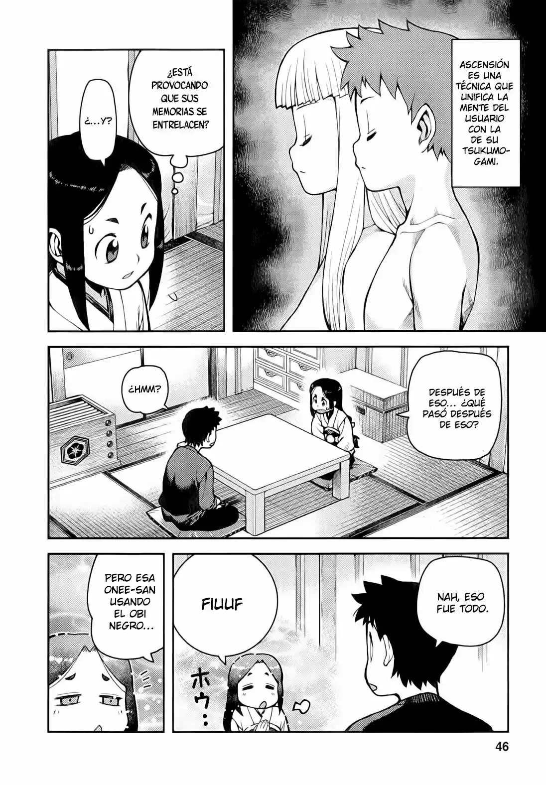 Tsugumomo capítulo 31, página 10