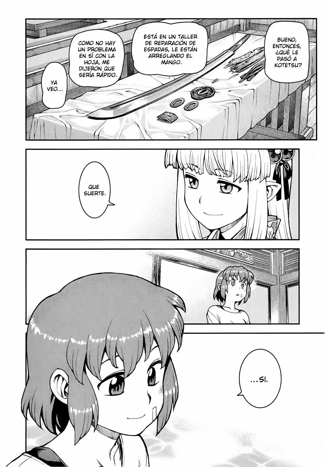 Tsugumomo capítulo 31, página 24