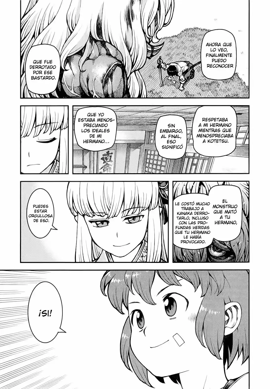 Tsugumomo capítulo 31, página 27