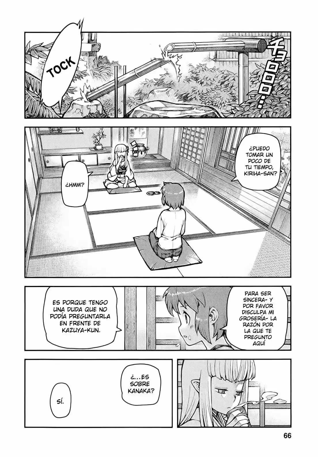 Tsugumomo capítulo 31, página 28