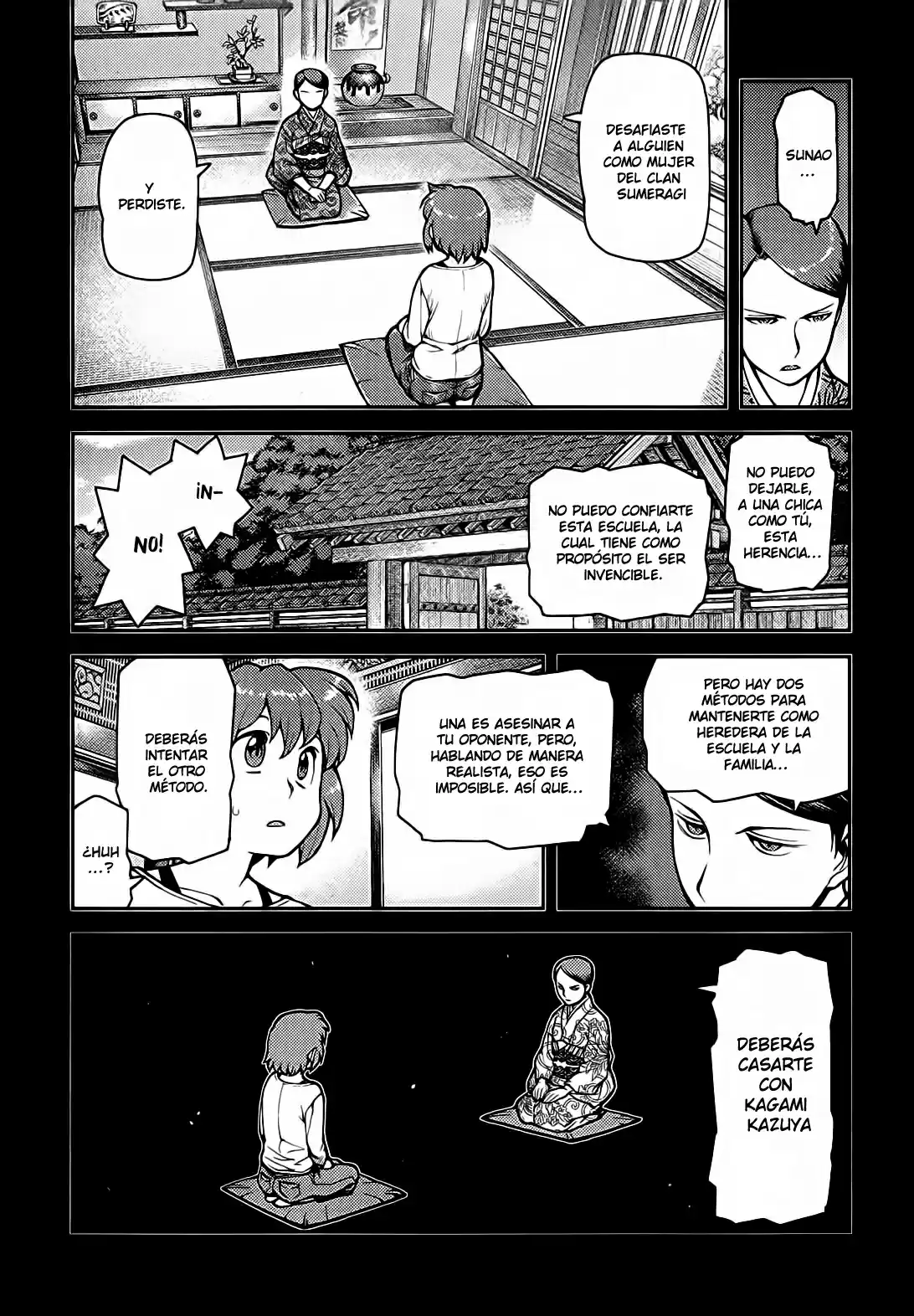 Tsugumomo capítulo 32, página 21