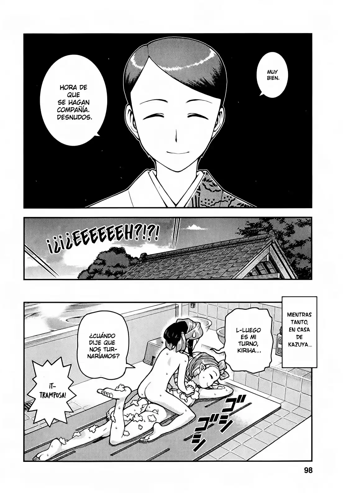 Tsugumomo capítulo 32, página 28