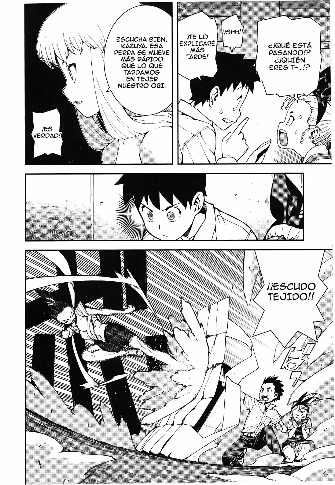 Tsugumomo capítulo 39, página 28