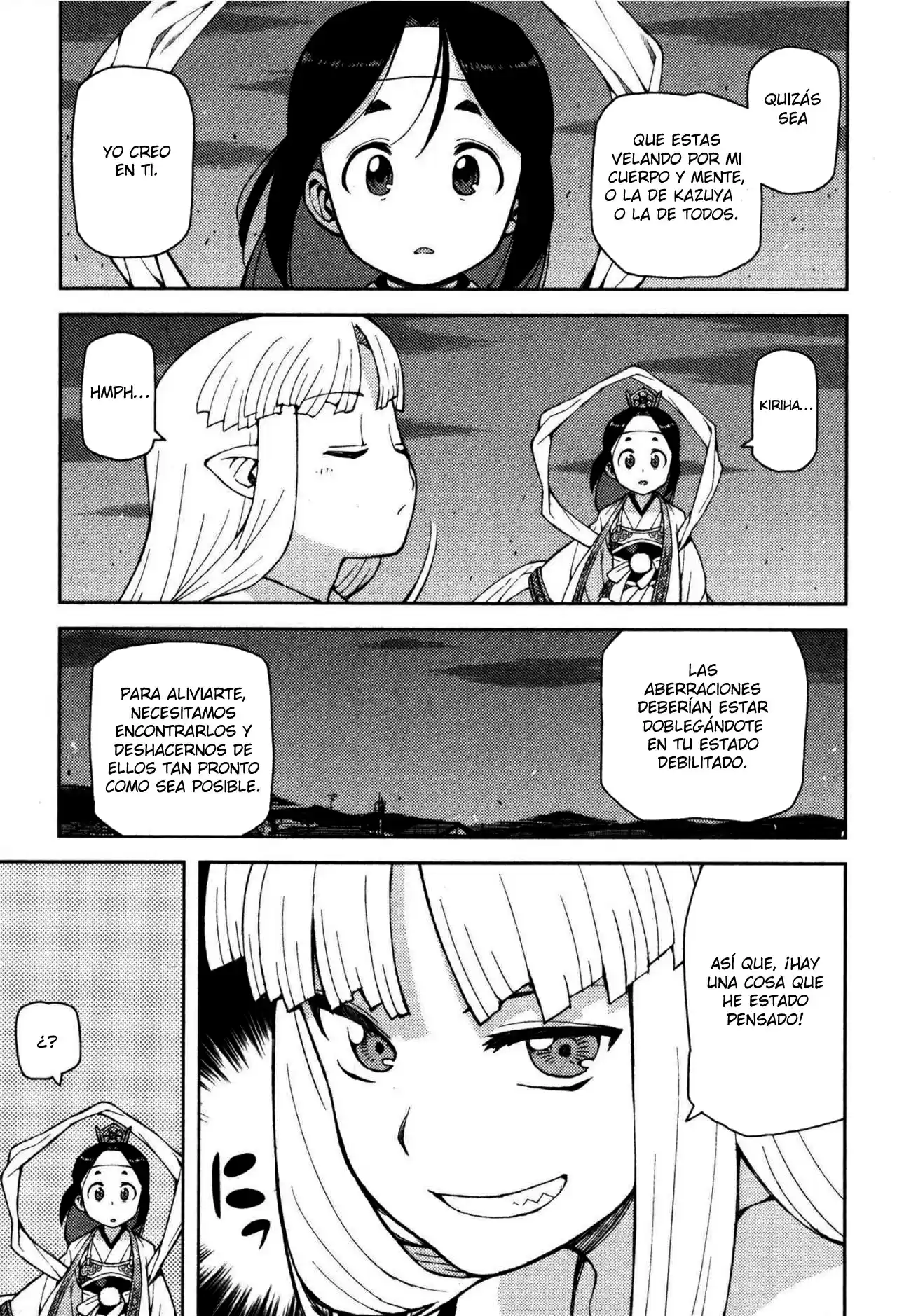 Tsugumomo capítulo 41, página 10