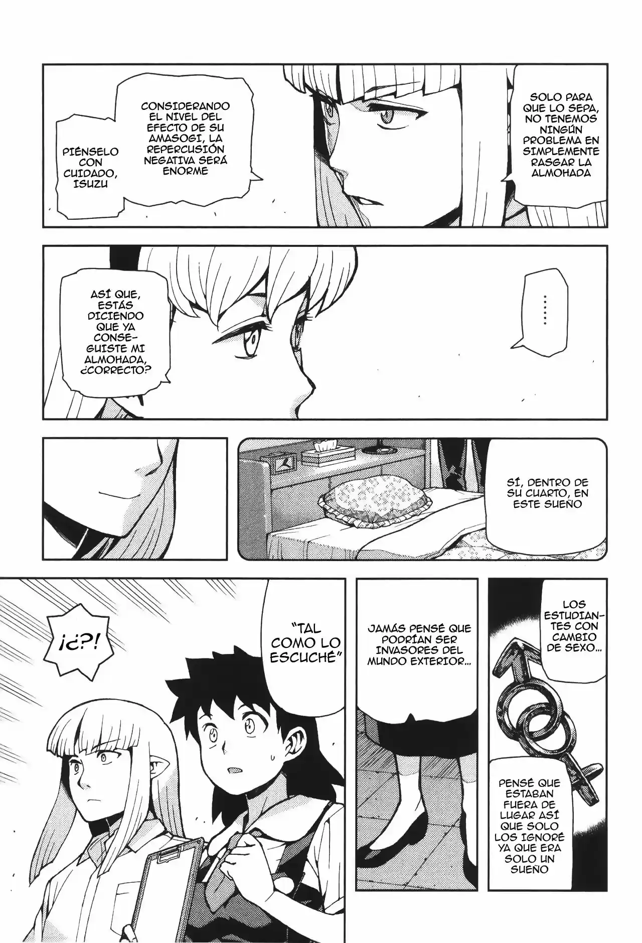 Tsugumomo capítulo 43, página 28