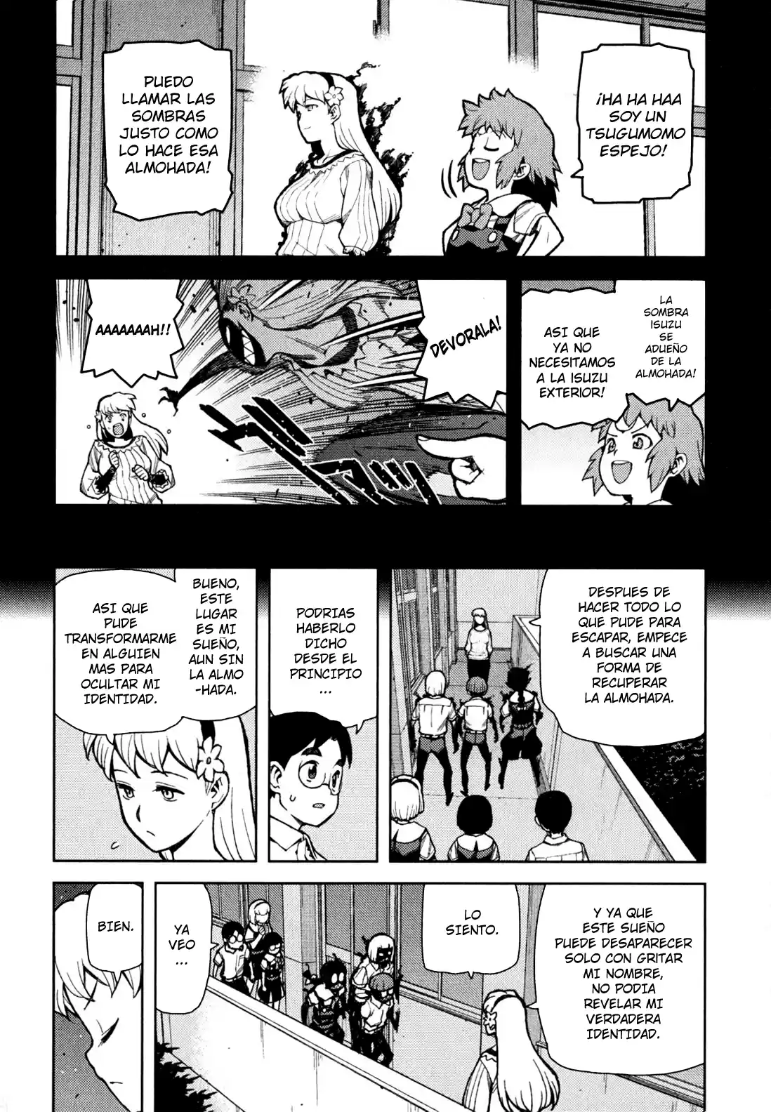 Tsugumomo capítulo 45, página 27