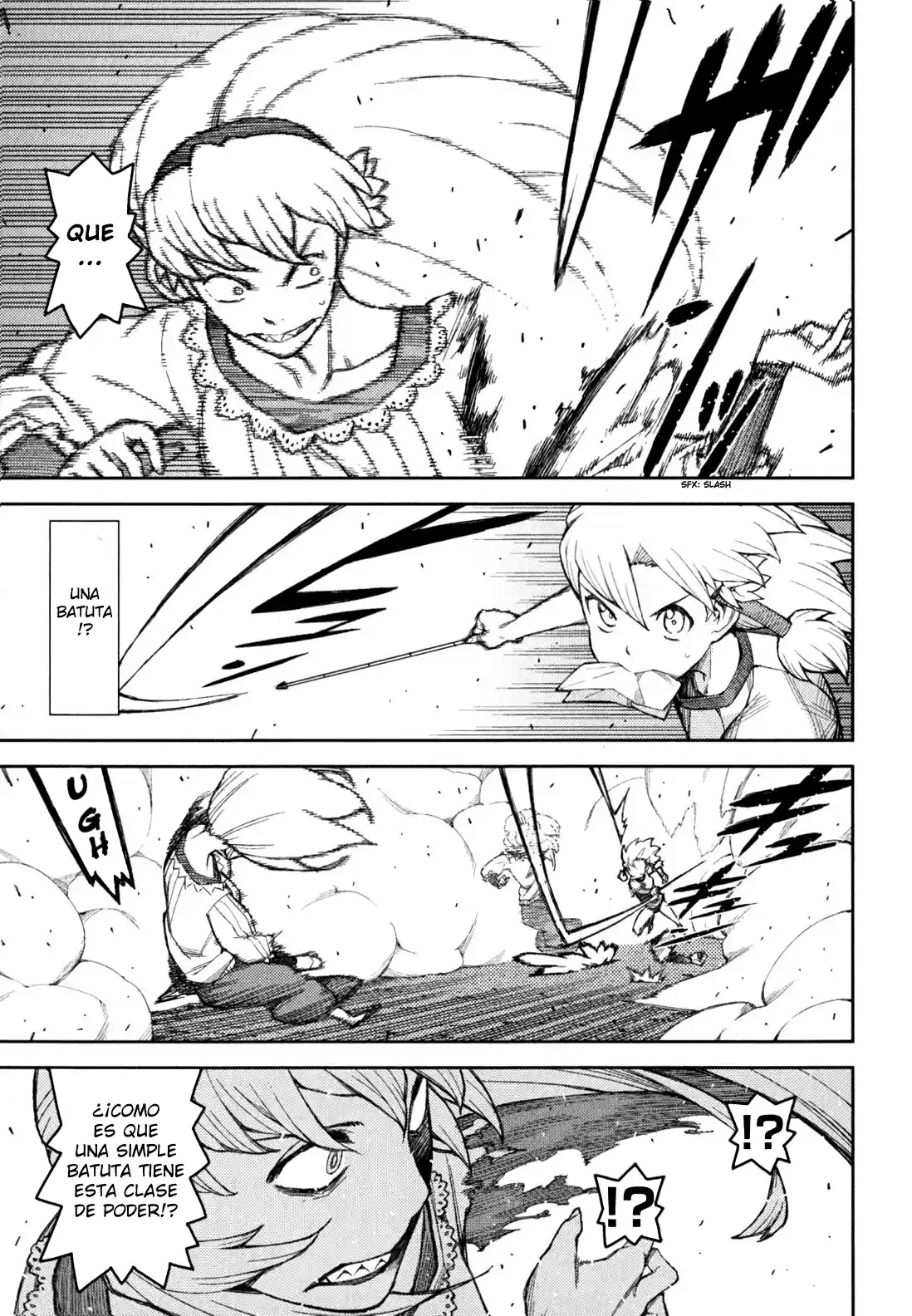 Tsugumomo capítulo 45, página 40