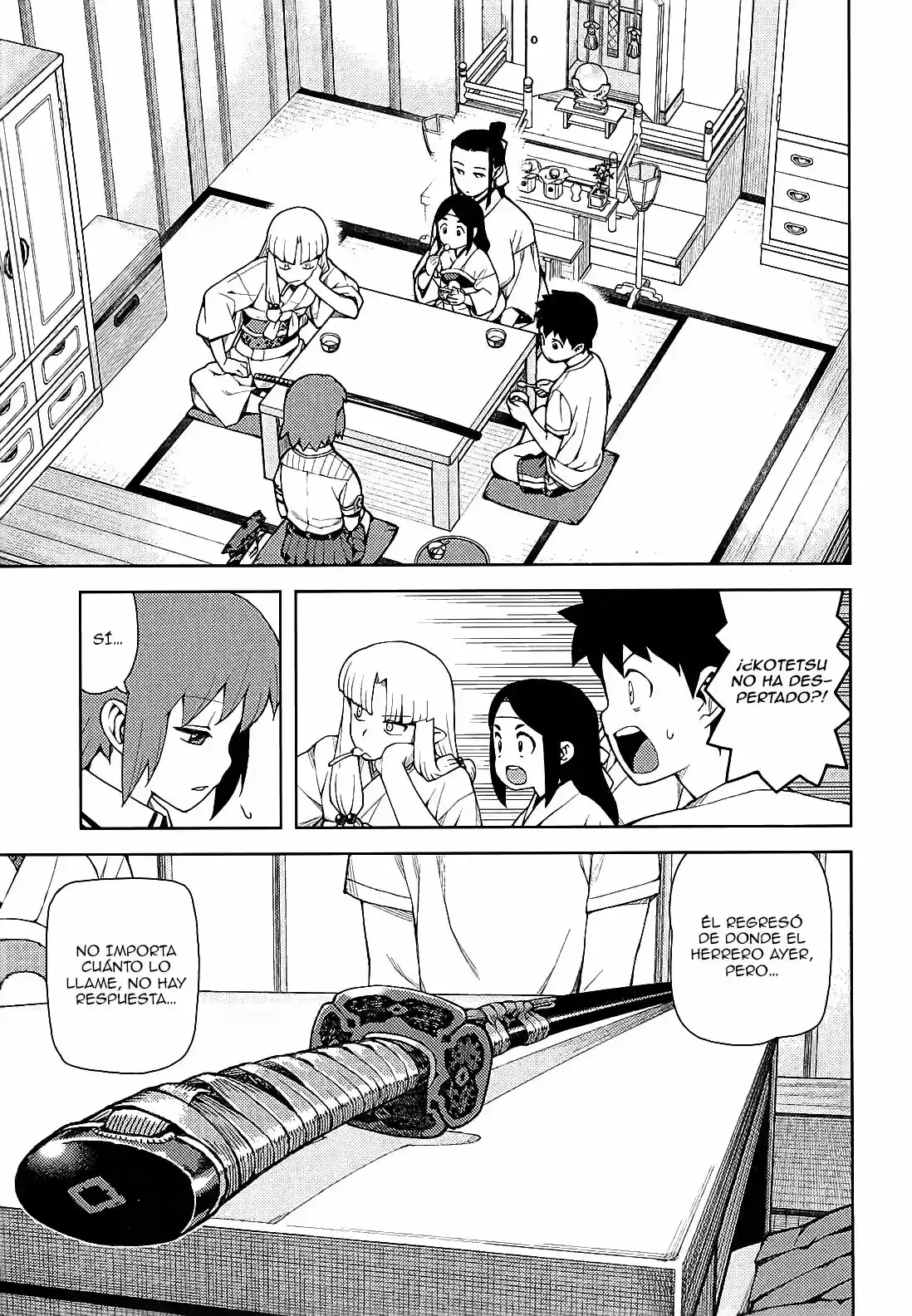 Tsugumomo capítulo 48, página 6