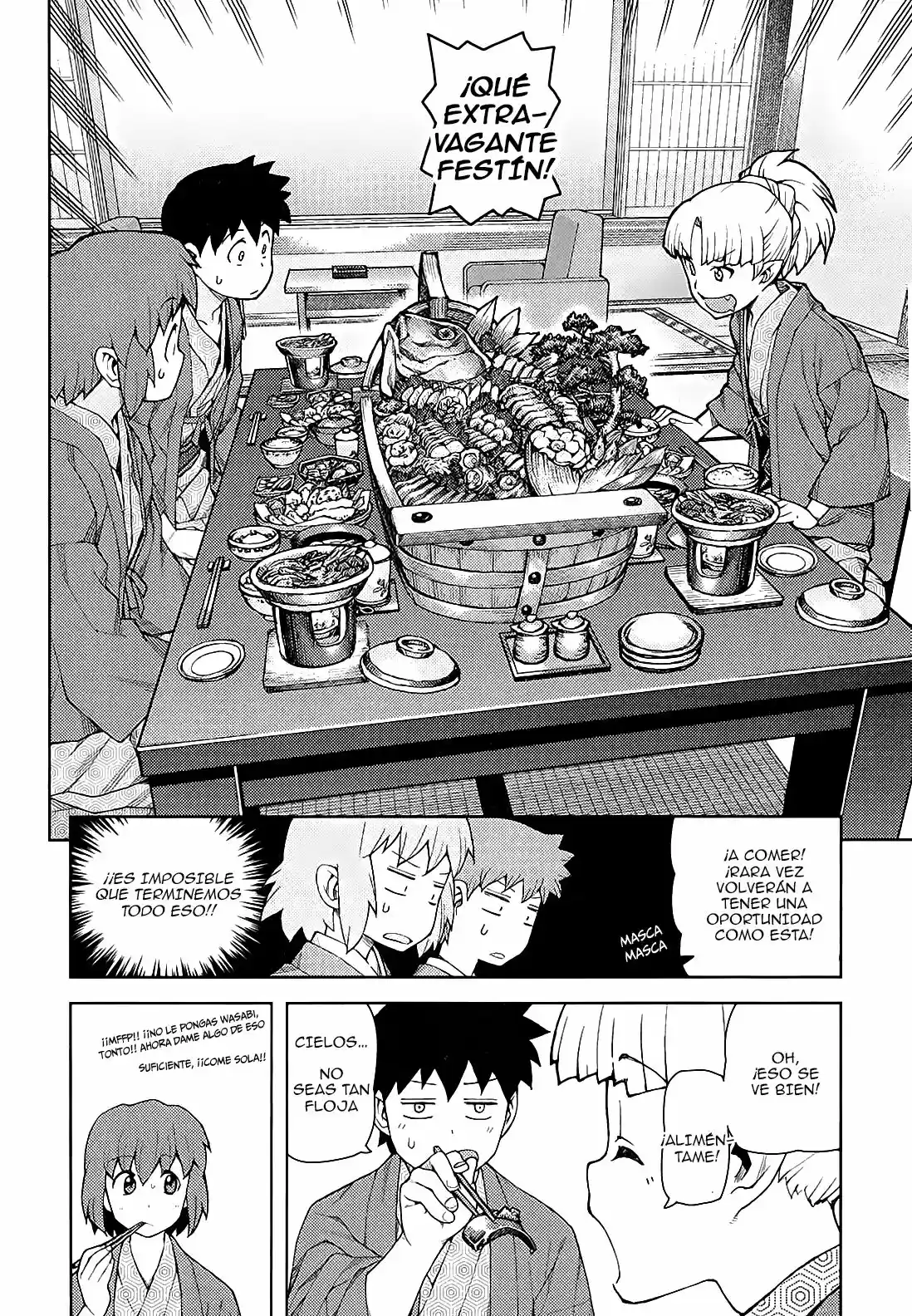 Tsugumomo capítulo 48, página 15