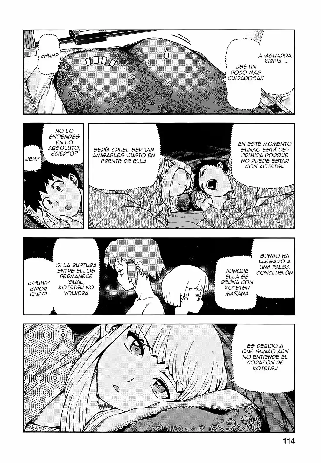 Tsugumomo capítulo 48, página 17